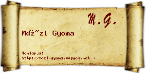 Mözl Gyoma névjegykártya